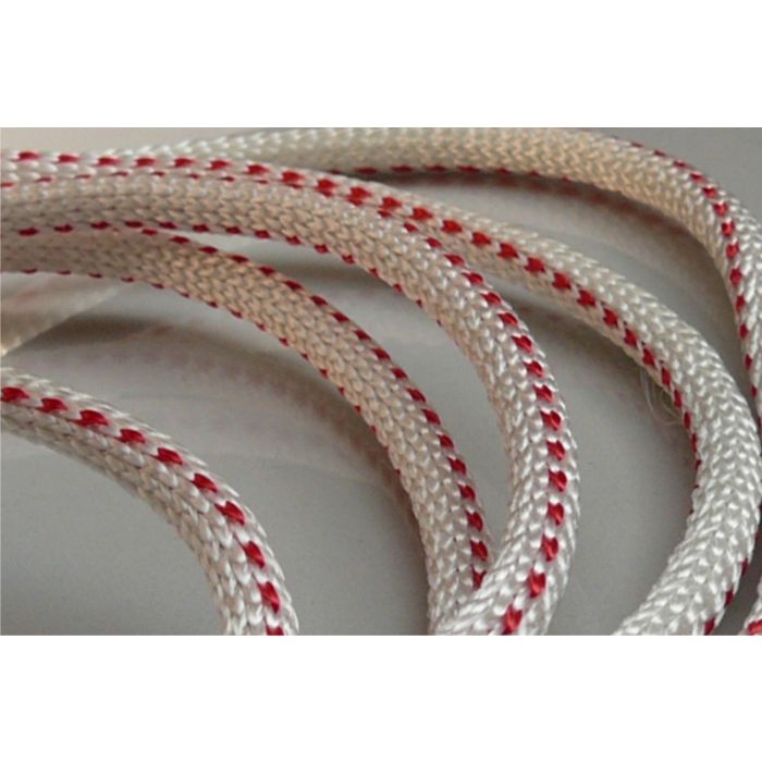 Snur 8 mm PES Alb-Rosu 20 ml 080PST0030M20