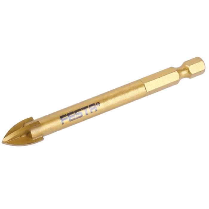 Burghie pentru sticla si ceramica cu coada 1/4" Festa