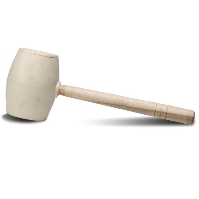 Ciocan cauciuc alb RUBI