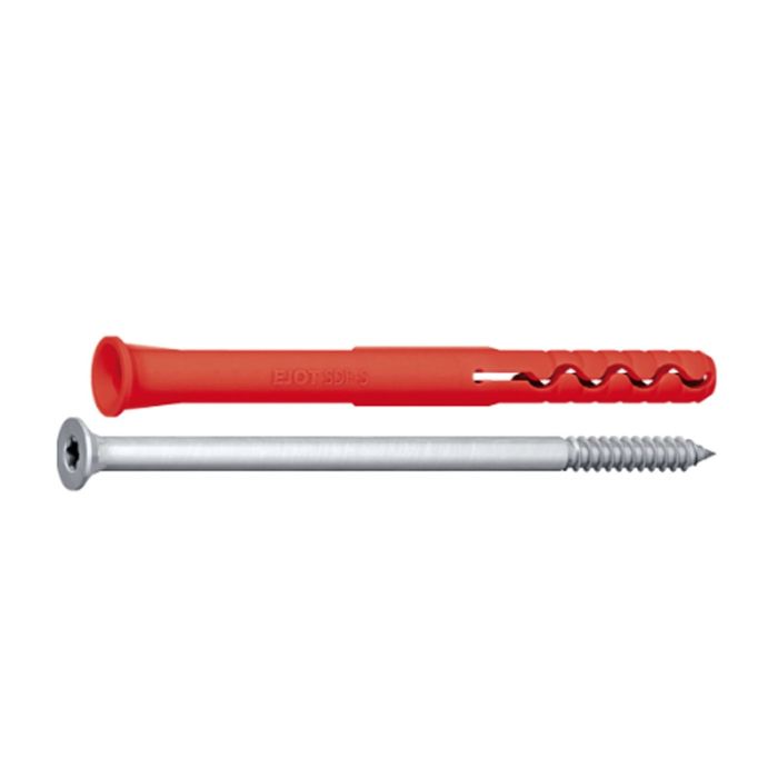 Dibluri + holzsuruburi pentru fixare in fatada SDF-S-8V