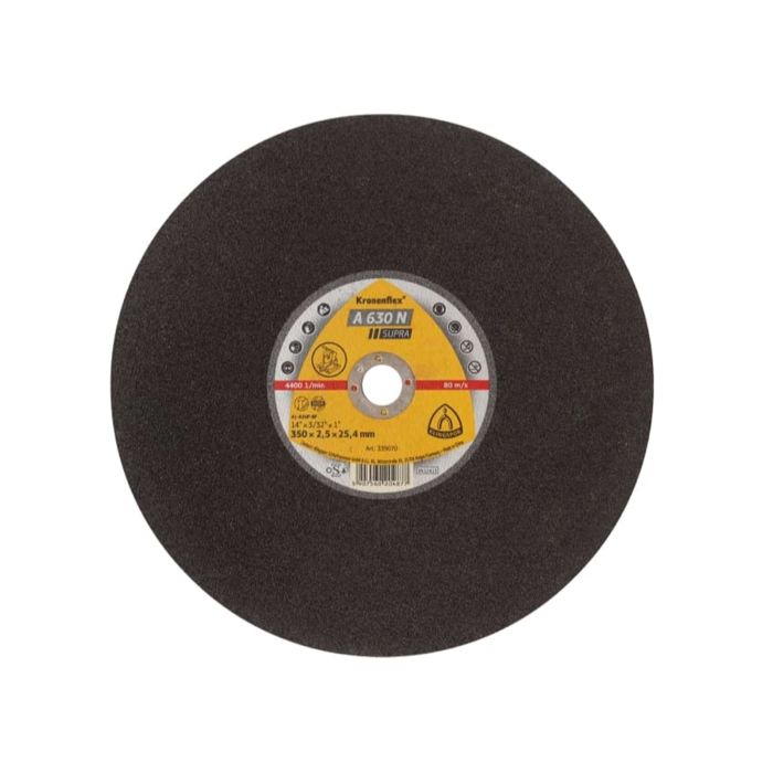 Disc abraziv pentru taierea metalului 356X2.5X25.4 mm A630N Klingspor