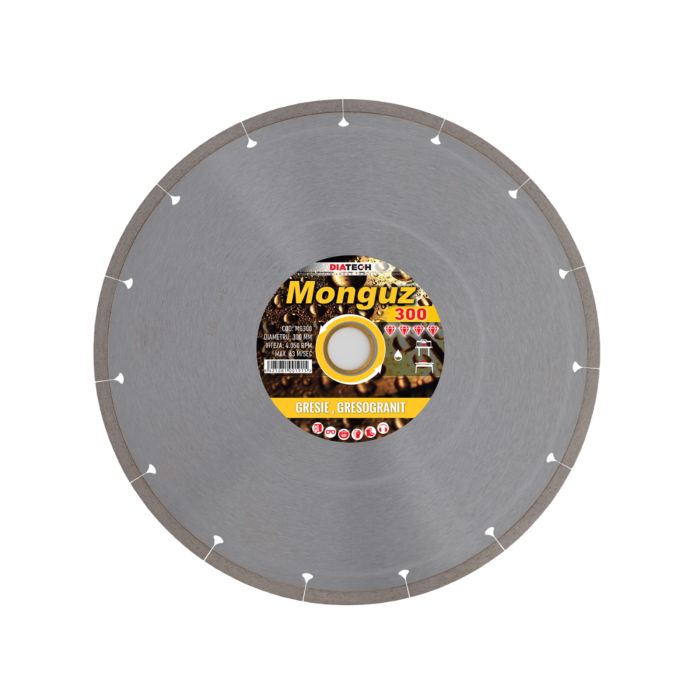 Disc diamantat continuu 300X2.2X30/25.4 mm Gresie si Gresogranit MONGUZ
