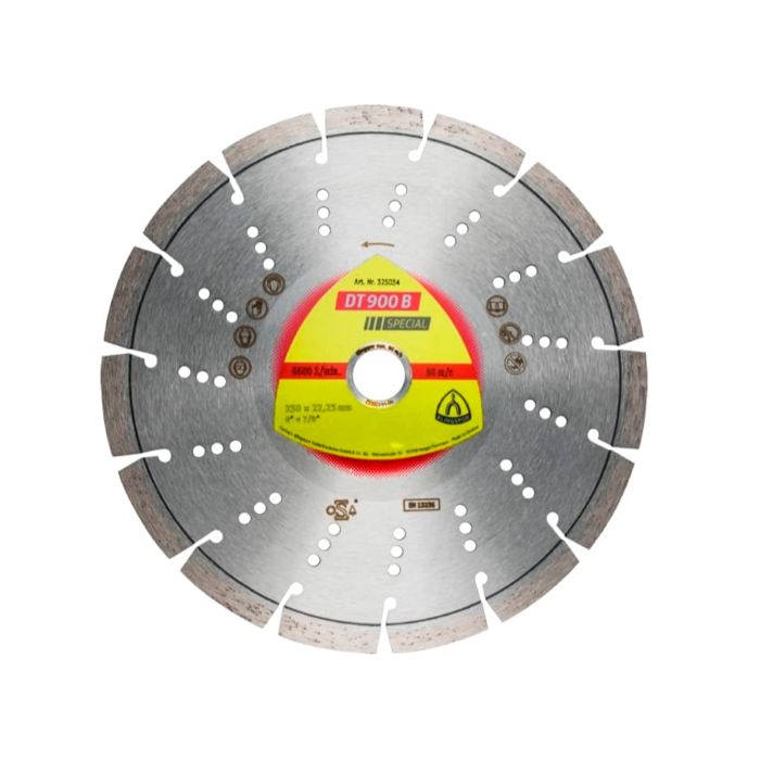 Disc diamantat segmentat 125X2.4X22.2 mm Beton DT 900 B Special Klingspor