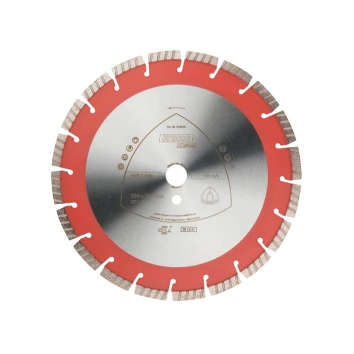 Disc diamantat segmentat 350X20 mm Beton DT900B Special Klingspor