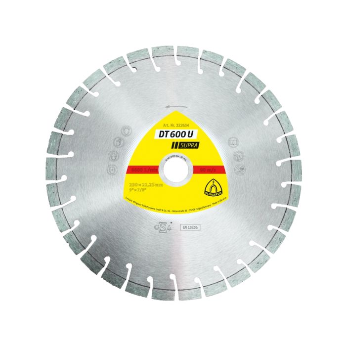 Disc diamantat segmentat DT600U