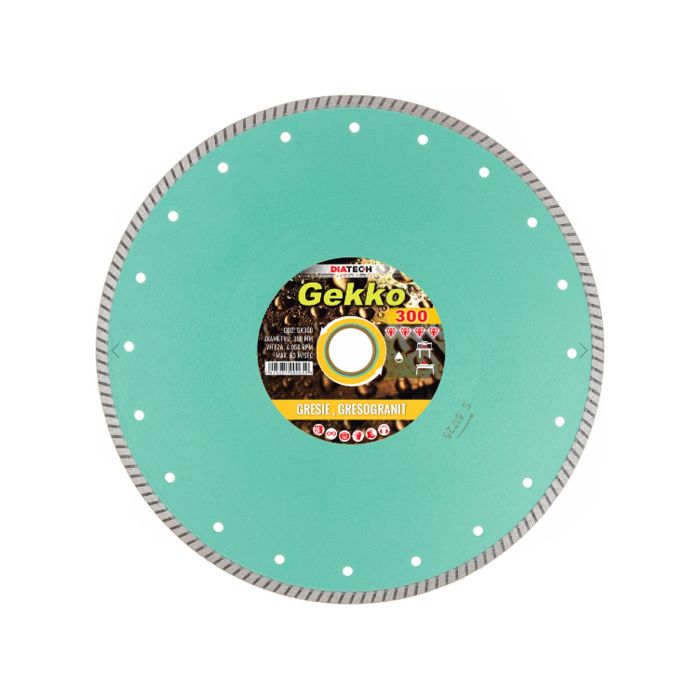 Disc diamantat Turbo 300X2X30-25.4 Gresie GEKKO