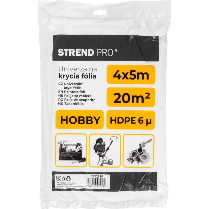 Folie acoperit 4 x 5 m 217885 Strend Pro