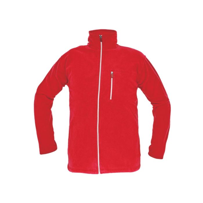 Jachetă din fleece rosu Karela