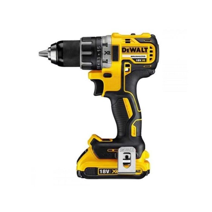 Masina de gaurit si insurubat cu 2 acumulatori 18V 2Ah DCD791D2 DeWalt