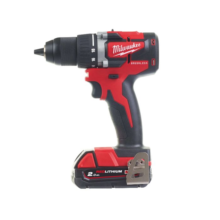 Masina gaurit si insurubat cu 2 acumulatori 18V 2Ah M18CBLDD-202C Milwaukee