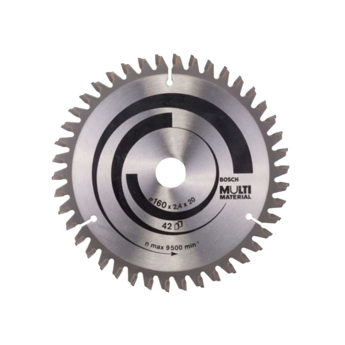 Panza circulara placata 160 x 2.4 x 20-16 mm 42Z Multi-materiale Bosch