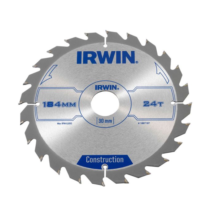Panza circulara placata 184 x 2.5 x 30 mm 24Z 1897197 Irwin