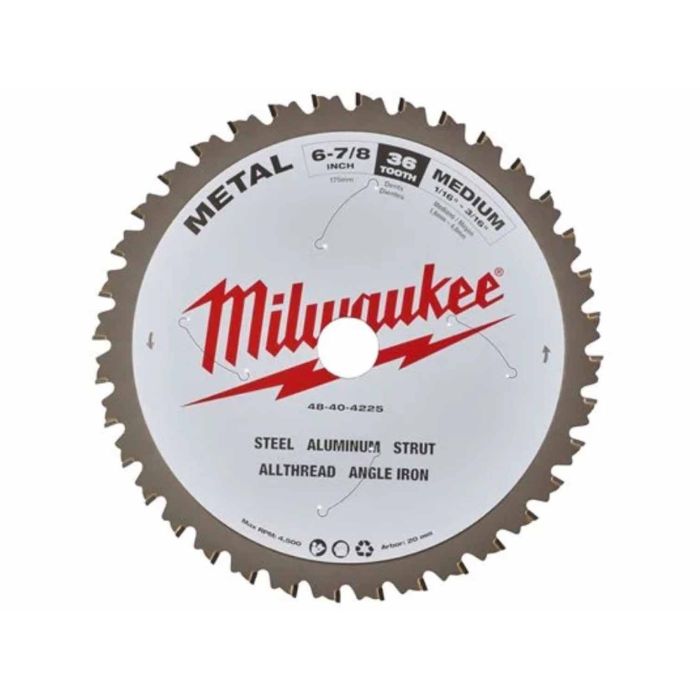 Panza fierastrau circular pentru metal 174 x 1.6 x 20 mm 36Z Milwaukee