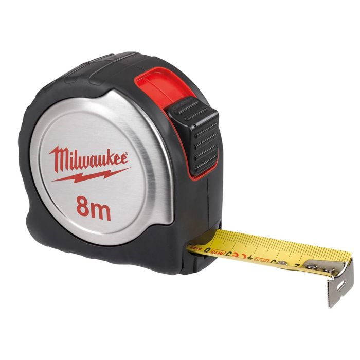 Ruleta 8 m X 25 mm Silver Compact 4932451640 Milwaukee