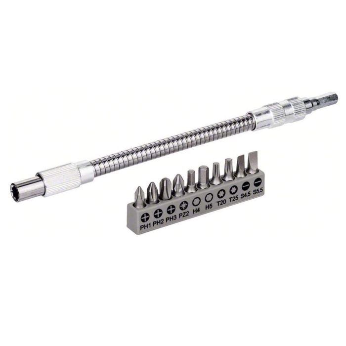 Set biti + prelungitor flexibil 11 buc 2608522376 Bosch