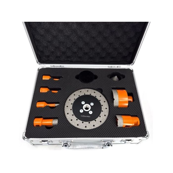 Set carote gresie portelanata 6-68 mm DXDY.NEODRILL.9SET DiamantatExpert