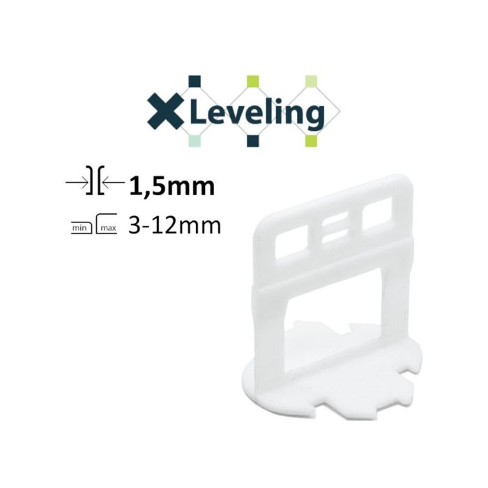 Set distantiere nivelare ceramica 1.5 mm (3-12 mm) PLC1.5100 XLeveling