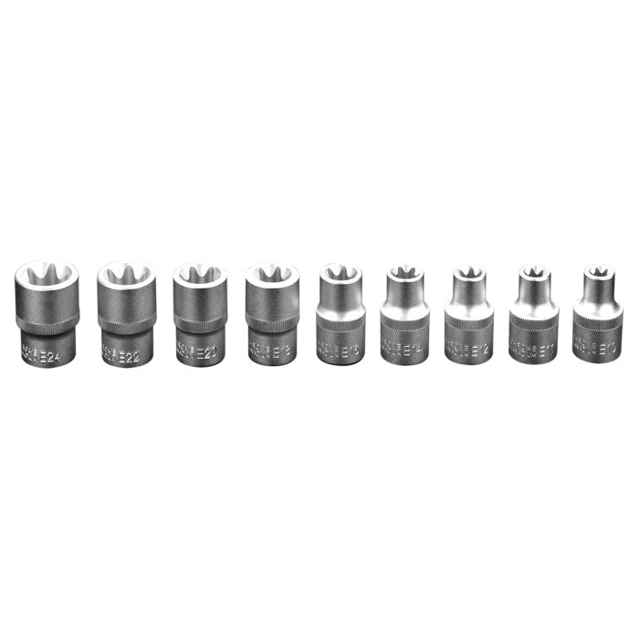 Trusa capete tubulare torx 9buc E10-E24 08-649TOP