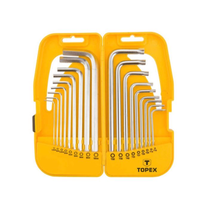 Trusa chei imbus + torx 18buc 35D953TOP