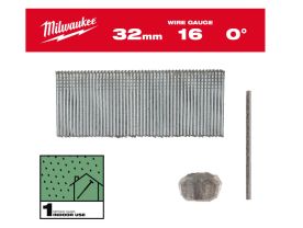 Cuie finisaj, 16G, cap subtire Milwaukee