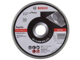 Disc abraziv pentru taierea inoxului 125X1X22.2 mm 2608603255 Bosch