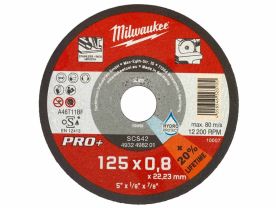 Disc abraziv pentru taierea metalului 125X0.8X22.2 mm Milwaukee