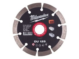Disc diamantat segmentat 125X2.3X22.3 mm Universal DU 125 Milwaukee