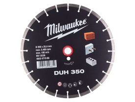 Disc diamantat segmentat 350X25.4 mm DUH350 Milwaukee