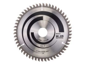 Panza circulara placata 190 x 2.4 x 30 mm 54Z Multi-materiale Bosch