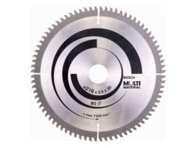 Panza circulara placata 216 x 2.5 x 30 mm 80Z Multi-materiale Bosch